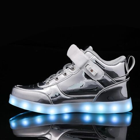 GUANGJUFA LED Shoes Light Up Shoes High Top Light Up Sneakers USB Charging Dancing Shoes for Women Men in Kuwait