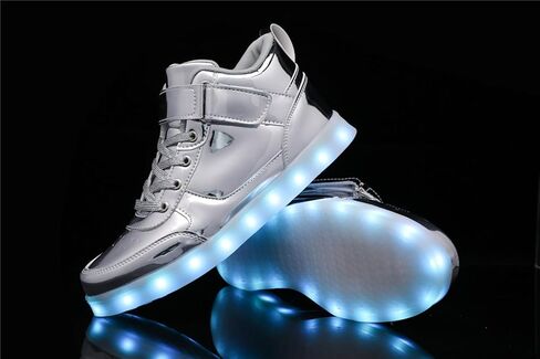 GUANGJUFA LED Shoes Light Up Shoes High Top Light Up Sneakers USB Charging Dancing Shoes for Women Men in Kuwait