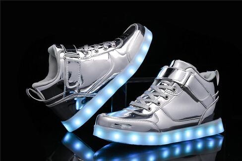 GUANGJUFA LED Shoes Light Up Shoes High Top Light Up Sneakers USB Charging Dancing Shoes for Women Men in Kuwait