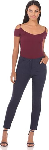 Rekucci Women's Comfort 5 Pocket Skinny Pant with Stretch Waistband in Saudi Arabia