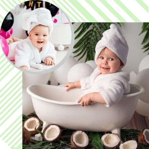 دعائم صور للأطفال حديثي الولادة مع مجموعات مناشف للبنين والبنات طفل فوتوغرافي أبيض in Kuwait