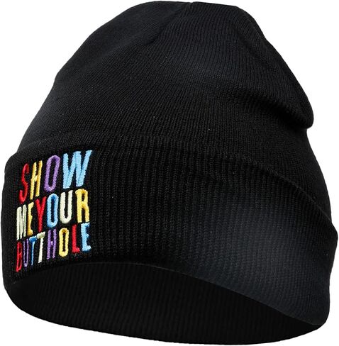 هدايا الكمامة للرجال والنساء - قبعات صغيرة مضحكة للرجال والنساء - قبعة شتوية دافئة من الأكريليك المبتكر in Kuwait