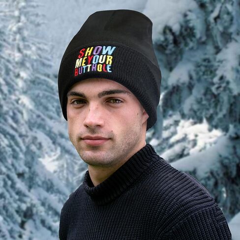 هدايا الكمامة للرجال والنساء - قبعات صغيرة مضحكة للرجال والنساء - قبعة شتوية دافئة من الأكريليك المبتكر in Kuwait