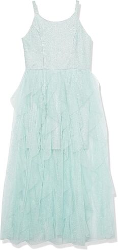 Speechless Girls' Sleeveless Glitter Bodice and Fairy Skirt Maxi Party Dress in Saudi Arabia
