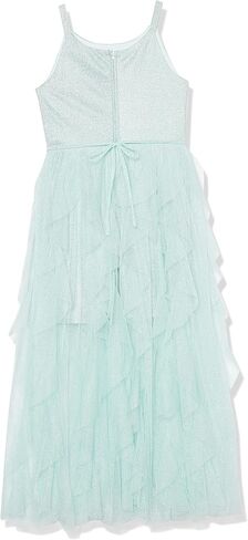 Speechless Girls' Sleeveless Glitter Bodice and Fairy Skirt Maxi Party Dress in Saudi Arabia