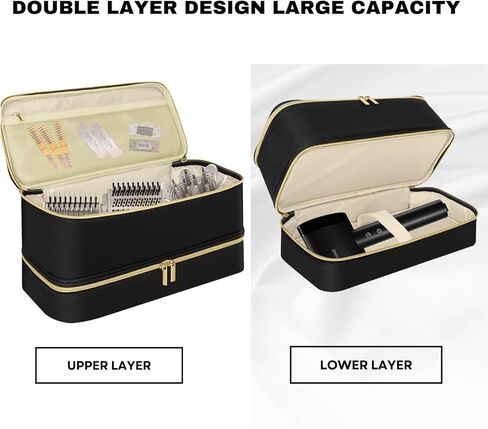 شنطة سفر مزدوجة الطبقات لشارك فليكس ستايل/دايسون اير راب، شنطة حمل وجانغ مقاومة للماء، شنطة منظمة للسفر لملحقات شارك فليكس ستايل ودايسون اير راب ستايلر in Kuwait