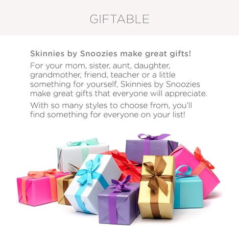 Snoozies Skinnies Slipper Socks & Travel Pouch – Non Slip Socks, Foldable Slippers for Women with Travel Pouch in Saudi Arabia