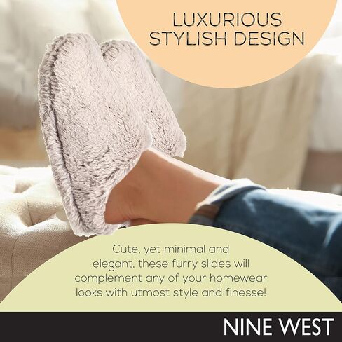 شبشب نسائي من NINE WEST مصنوع من القطيفة مع رغوة الذاكرة in Saudi Arabia