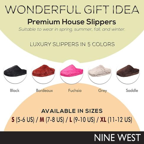 شبشب نسائي من NINE WEST مصنوع من القطيفة مع رغوة الذاكرة in Saudi Arabia