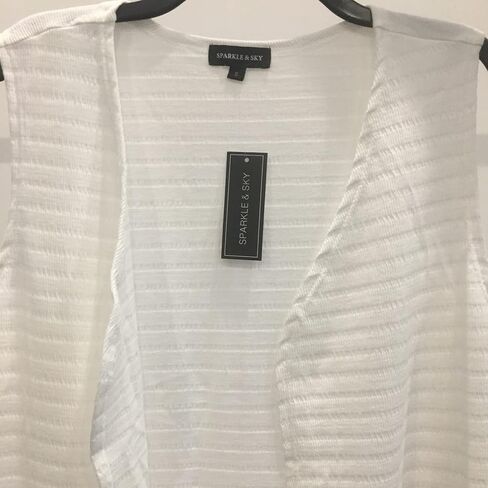 SPARKLE & SKY سترات بدون أكمام للنساء خفيفة الوزن: سترة صوفية طويلة منفضة مفتوحة من الأمام سترات صوفية نسائية كاجوال in Kuwait