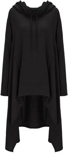 Xuan2Xuan3 Women Pullover Hoodies Sweatshirt Long Sleeve Oversize Top Shirt Dress… in Saudi Arabia