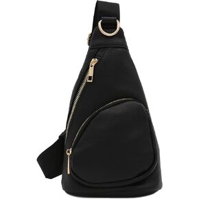 حقيبة كروس صغيرة من جلد البولي يوريثان الناعم وخفيفة الوزن من FashionPuzzle