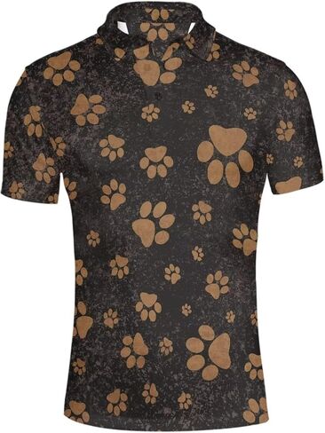 doginthehole Men's Hawaiian Shirt Short Sleeve Polos Shirt Casual Button Down T-Shirts Tee in Saudi Arabia