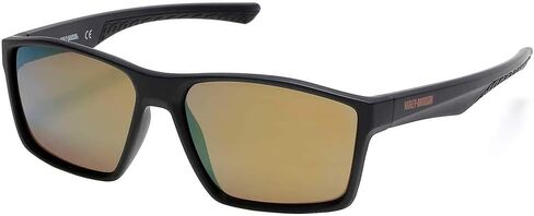 Harley-Davidson Men's Modern Square Sunglasses, Black, 59-16-145 in Saudi Arabia