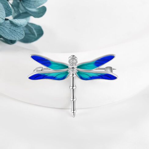 Butterfly/Dragonfly/Penguin/Ghost Pin Butterfly Brooches Sterling Silver Butterfly Christmas Jewelry For Women Sister in Kuwait