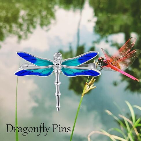 Butterfly/Dragonfly/Penguin/Ghost Pin Butterfly Brooches Sterling Silver Butterfly Christmas Jewelry For Women Sister in Kuwait
