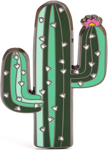 Gootium Cactus Cacti Enamel Pin - Double Pins Lapel Badge Cute Brooch for Clothes Bags Backpacks Hats in Saudi Arabia