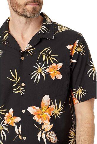 Quiksilver Men's Tropical Floral Button Up Woven Top in Saudi Arabia