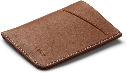 Bellroy Card Sleeve (Premium Leather Card Holder or Minimalist Wallet, Holds 2-8 Cards or Business Cards, Folded Note Storage) - Black in Saudi Arabia