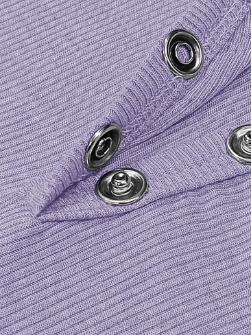 حجم كبير الخامس الرقبة تانك القمم للنساء الصيف قصيرة الأكمام/أكمام مضلع زر تي شيرت بلايز عادية قمصان هينلي in Kuwait