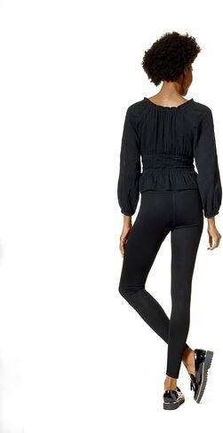 HUE womens Reversible Ponte Leggings Hosiery in Saudi Arabia