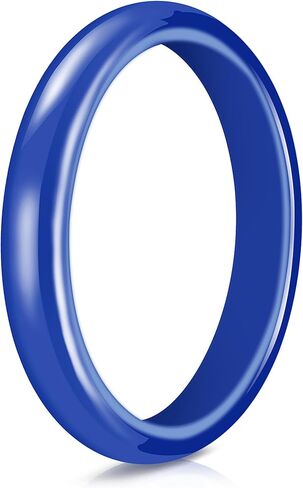 Truly Alpha Ceramic Rings for Women - Classic Wedding Rings for Men & Woman | 2mm, 3mm, 4mm, 6mm, 8mm Ceramic Ring Band | Ceramic Ring for Men | Wedding Bands for Her & Mens Rings | Mens Wedding Band in Saudi Arabia