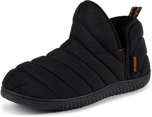 RockDove Men's Alpinz Puffer Bootie, Size 8 US Men, Black in Saudi Arabia