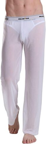 Mendove Mens Mesh See Through Home Lounge Pants Nightwear in Saudi Arabia