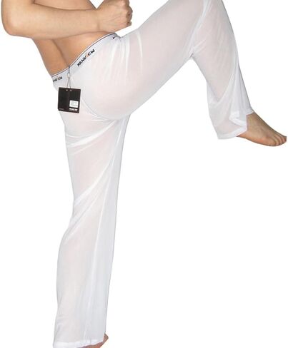 Mendove Mens Mesh See Through Home Lounge Pants Nightwear in Saudi Arabia