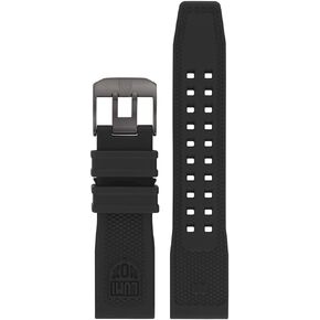 نايلون أسود على حزام مطاطي أسود مع خياطة بيضاء (سلسلة ICE-SAR) - 24 مم 24 مم / أسود / مطاط, 24mm in Kuwait