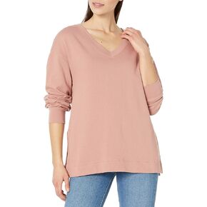 GAP Women's Fleece Oversized V-Neck Tunic Top Shirt in Saudi Arabia