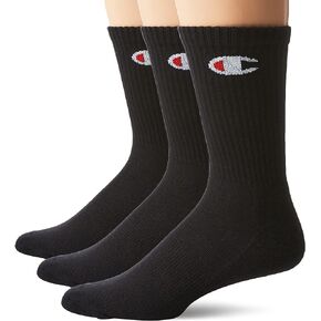 Champion Men's Classic C Crew Socks 3-Pack