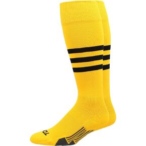 MadSportsStuff Dugout 3 Stripe Baseball Socks Over the Calf Length Pattern B