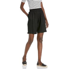 Briggs New York Women's Pull on Linen Blend Short