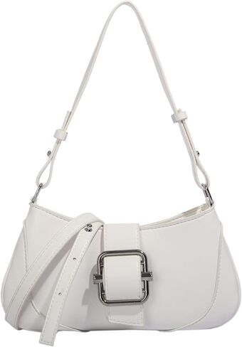 Shoulder Bag for women Clutch Purse Handbag PU Leather Tote Bag with 2 Removable Straps and Zipper Closure Crossbody Bags in Saudi Arabia