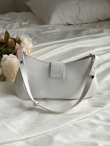 Shoulder Bag for women Clutch Purse Handbag PU Leather Tote Bag with 2 Removable Straps and Zipper Closure Crossbody Bags in Saudi Arabia