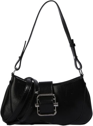 Shoulder Bag for women Clutch Purse Handbag PU Leather Tote Bag with 2 Removable Straps and Zipper Closure Crossbody Bags in Saudi Arabia