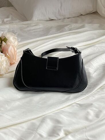 Shoulder Bag for women Clutch Purse Handbag PU Leather Tote Bag with 2 Removable Straps and Zipper Closure Crossbody Bags in Saudi Arabia
