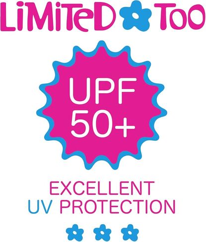 بدلة سباحة محدودة للغاية للفتيات - بدلة سباحة من قطعة واحدة بعامل حماية من الأشعة فوق البنفسجية 50+ (طفل صغير/فتاة صغيرة/فتاة كبيرة) in Kuwait