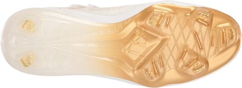 adidas Men's Adizero Afterburner 9 NWV Sneaker, White/Gold Metallic/White, 14 in Saudi Arabia