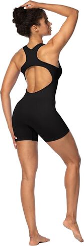 Sunzel Bodysuits for Women with Sleeveless Top and Shorts Seamless Ribbed Zip Front Jumpsuits for Casual Yoga Workout in Saudi Arabia