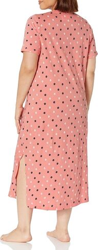 EVANS Women's Plus Size Nightdress Coral Print in Saudi Arabia
