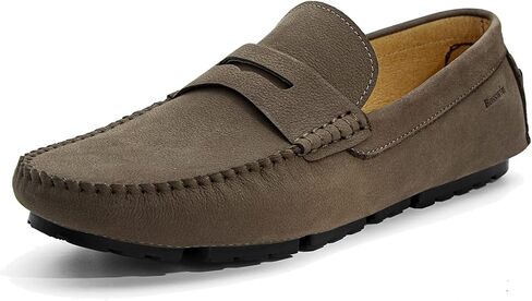 Bosswin Men's Loafer Premium Genuine Leather Shoes Casual Slip on Shoes Breathable Driving Shoes in Kuwait