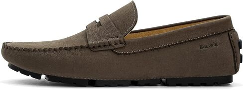 Bosswin Men's Loafer Premium Genuine Leather Shoes Casual Slip on Shoes Breathable Driving Shoes in Kuwait