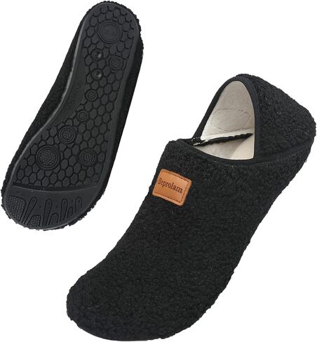 شبشب منزلي للنساء والرجال مع نعل مطاطي خفيف الوزن لغرفة النوم، حذاء منزلي ناعم من الفرو الصناعي، جوارب دافئة غير قابلة للانزلاق، شبشب يوجا للاستخدام الداخلي والخارجي in Kuwait