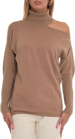 GUESS Women's Long Sleeve Eve Cutout Shoulder Sweater in Saudi Arabia