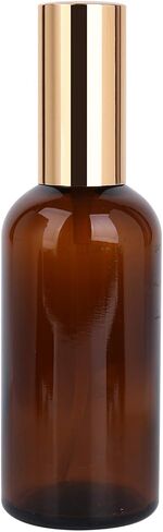 Foraineam 9 Pack 100ml / 3.4 oz. Amber Glass Spray Bottle with Atomizer, Fine Mist Spray, Refillable Container for Perfume, Cleaning Products, Essential Oils in Saudi Arabia