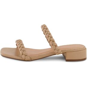 CUSHIONAIRE Women's Nestar braided low block heel sandal +Memory Foam in Kuwait