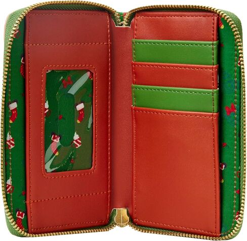 LOUNGEFLY DISNEY MICKEY MINNIE HOT COCOA FIREPLACE ZIP AROUND WALLET in Saudi Arabia