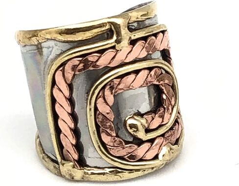 مجوهرات أنجو مختلط خاتم الكفة المعدنية in Kuwait